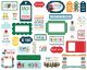 Echo Park Cardstock Ephemera 33 Per Pkg Frames and Tags First Day Of School