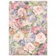 Stamperia Rice Paper Sheet A4 Flowers Casa Granada
