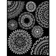 Stamperia Stencil 7.87Inch X9.84Inch Tribal Circles Savana