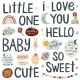 Boho Baby Foam Stickers 35 Per Pkg 