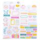 PinkFresh Cardstock Stickers Happy Heart