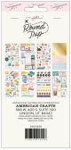 Maggie Holmes Round Trip Sticker Book Gold Foil Accents 446 Per Pkg