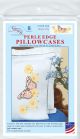Jack Dempsey Stamped Pillowcases W Per White Perle Edge 2 Per Pkg Butterfly