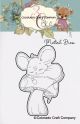 Colorado Craft Company Metal Die Set Sleeping Mouse Mini By Kris Lauren