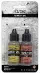 Tim Holtz Distress Foundry Wax Kit Gilded Per Mined 1 pack of 1 piece