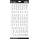 Sticko Alphabet Stickers Carnival Silver