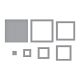 Spellbinders Etched Dies Mini Squares Color Block