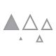 Spellbinders Etched Dies Mini Triangles Color Block