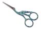 Janlynn Embroidery Scissors 4.625 inch Blue Paisley