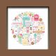 Doodlebug Design Shadow Box Insert Kit Made With Love