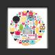 Doodlebug Design Shadow Box Insert Kit Fun At The Park