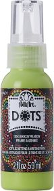 Folkart Dots Acrylic Paint 2oz Grassy Meadow