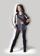 In Character Girls Child Huntres Costume Grey and black Small 8 10
