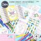 Sizzix Coloring Sendables Mini Motivationals by Jen Long 1 pack of 1 piece