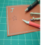 Armour Etch Over N Over Stencil Blank