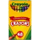 Crayola Crayons Assorted Colors Non Peggable 1 Pack of 48 Pieces