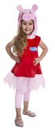 Peppa Pig Deluxe Dress Costume For Toddlers 3T 4T