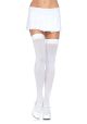 Leg Avenue Nylon Over The Knee One Size White