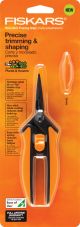 Fiskars Non Stick Micro Tip Pruning Snips Black Orange 1 Pack of 1 Piece