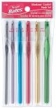 Susan Bates Silvalume Aluminum Crochet Hook Set Sizes F5 To K10.5 1 Pack of 1 Piece
