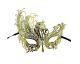 Women s Swan Metal Filigree Laser Cut Venetian Masquerade Mask Gold