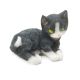 Yard And Garden Minis Black White Cat Resin 1.9 X 1 Inch