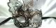 Kbw Women s Venetian Mask with Metal Side Butterfly Masquerade Mask Black
