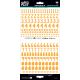Illustrated Faith Cardstock Stickers Numbers Homespun Practice What You Peach