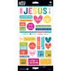 Illustrated Faith Cardstock Stickers His Name