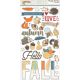 Hello Fall Chipboard Stickers 4384 8