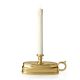 Flameless Window Candle Colonial Collection With Timer In Brass