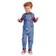Disguise Chucky Costume for Kids Official Childs Play Chucky Costume Jumpsuit Outfit Classic Toddlers Large 4to6