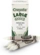 Crayola Bulk Crayons Large Size White 1 Pack of 1 Piece