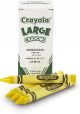 Crayola Bulk Crayons Large Size Yellow 1 Pack of 1 Piece