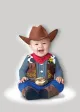 Fun World Wee Wrangler Little Cowboy Toddler Costume Medium 12 18 Month