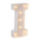 Light Up White Marquee Letters Letter I 9.875 inches