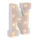 Light Up White Marquee Letters Letter N 9.875 inches