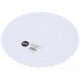 Wilton White Scalloped Edge Separator Plate 10 Inch 1 Pack of 1 Piece