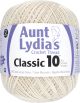Aunt Lydia s Classic Crochet Thread Size 10 Value Natural