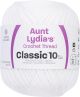 Spinrite Aunt Lydia s Classic Crochet Thread Size 10 Value White 1 Pack of 2 Piece