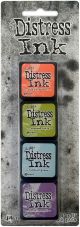 Ranger Tim Holtz Distress Mini Ink Pads 4 Per Pkg Kit 8