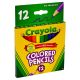 Crayola Colored Pencils 12 Per Pkg Short