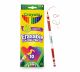 Crayola Erasable Colored Pencils 10 Per Pkg Long