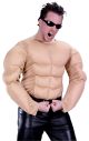 Fun World Adult Muscle Shirt Costume Beige Standard