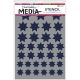 Ranger Dina Wakley Media Stencil Variegated Stars 1 Pack Of 1 Piece