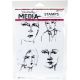 Ranger Dina Wakley Media Cling Stamps Sketched Faces 1 Pack Of 1 Piece