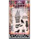 Ranger Dyan Reaveleys Dylusions Clear Stamps And Stencil Set Eat Drink 1 Pack Of 1 Piece