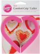 Wilton Comfort Grip Stainless Steel Cookie Cutter 4 Inch Heart 1 Pack of 1 Piece