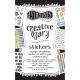 Ranger Dylusions Creative Dyary Sticker Book 1 Pack of 24 Pieces