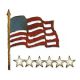 Sizzix Tim Holtz Alterations Collection Bigz Die Old Glory 1 Pack 1 Piece